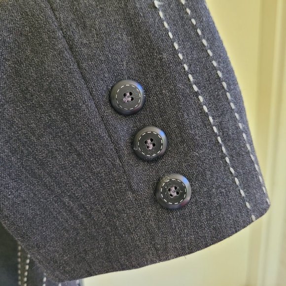 Andy The-Anh Grey Wool Blazer - Picture 8 of 12
